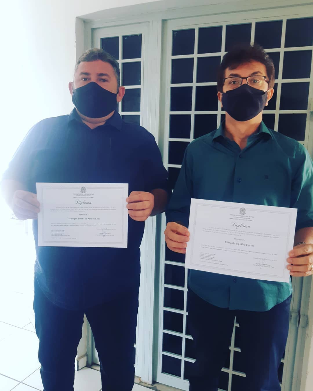 Edivaldo e Henrique foram diplomados nesta sexta(18)