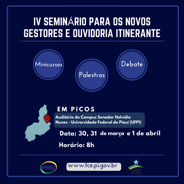 TCE-PI realiza Seminário Gestores em Picos